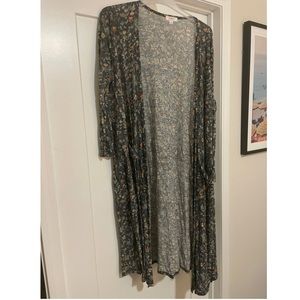 Fall Floral Lularoe Sarah Duster Cardigan